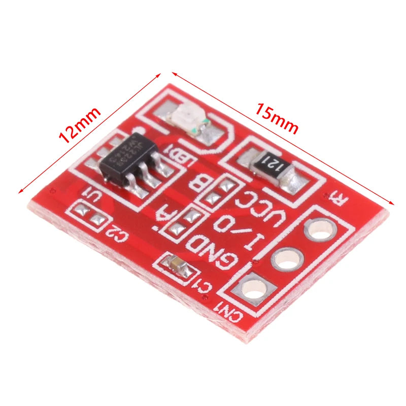 New 10pcs/lot TTP223 Touch Button Switch Capacitive Sensor Module Self-Locking/No-Locking Single Channel TTP223-BA6 For Arduino Peaceful Pleasures Health and Wellness