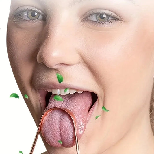 U-Shaped Stainless Steel Tongue Scraper | Fresh Breath Tool Tongue Scraper Peaceful Pleasures Health and Wellness