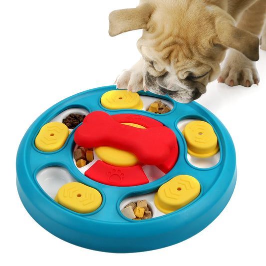 Dog Puzzle Toys Slow Feeder Interactive Increase Puppy IQ Food Peaceful Pleasures Health and Wellness