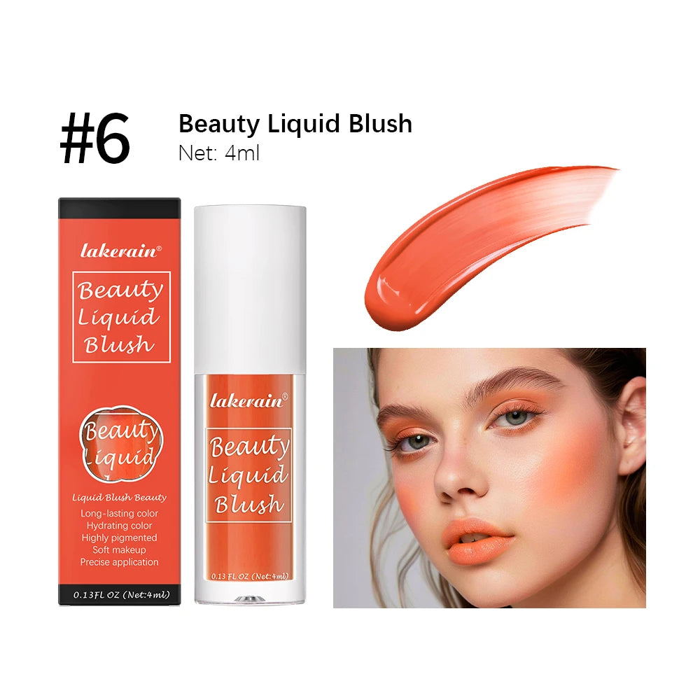 Velvet Matte Liquid Blush – Waterproof Cheek Tint 4ml Liquid Blush Peaceful Pleasures Health and Wellness Color 6