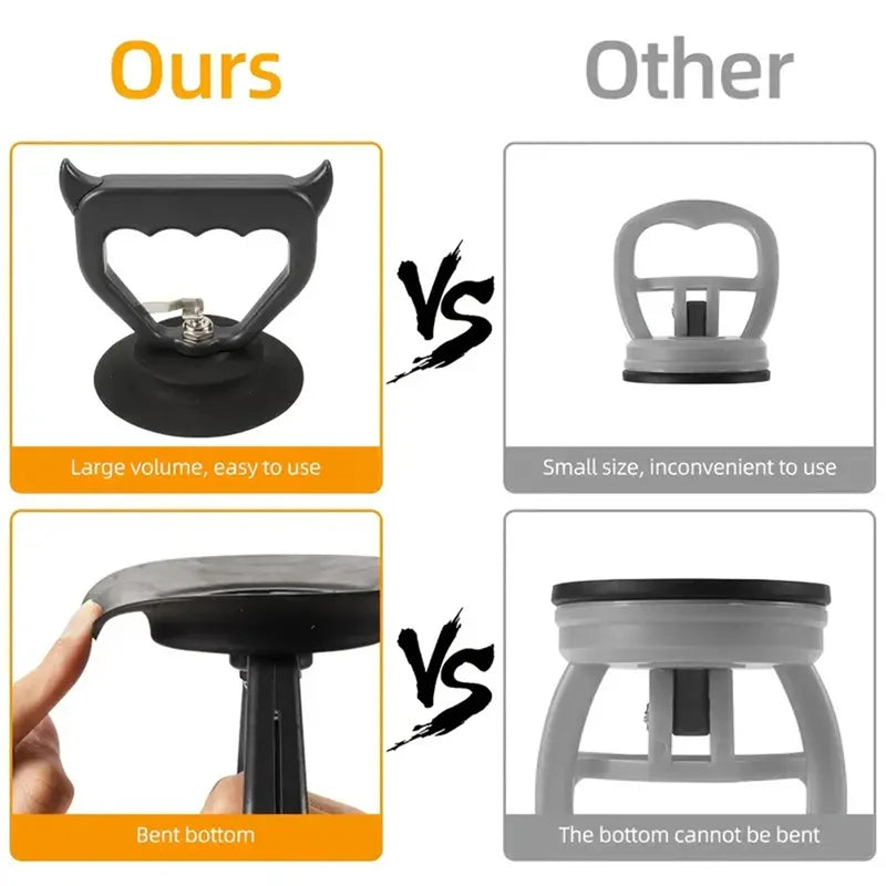 Hot Sell Car Suction Removal Repair Tool Body Repair Puller Big Black Suction Cup Remove Dents Puller For Dent Glass Peaceful Pleasures Health and Wellness