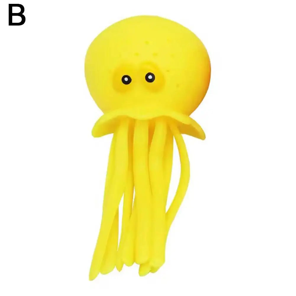 Octopus Squirt Bath Toy for Kids Ages 3–6 | Soft Silicone TPR