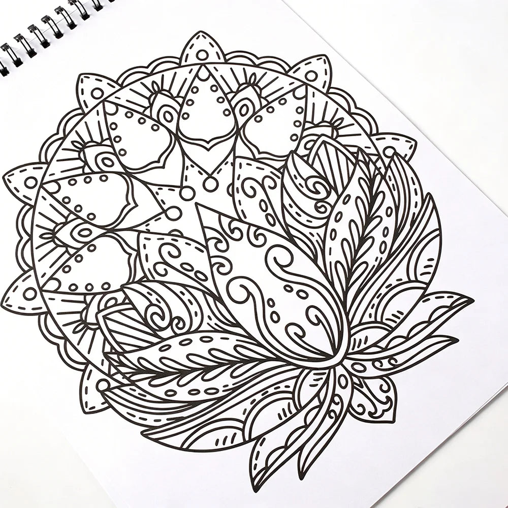 Coloring Book Unleashes Imagination Fun Adults Decompression Patterns
