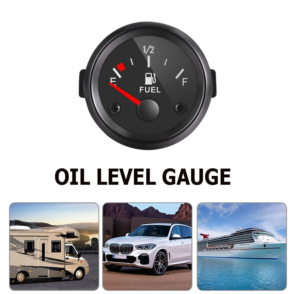 Universal Fuel Level Gauge 12/24V IP67 Waterproof for RV, Boat & Truck Peaceful Pleasures Health and Wellness