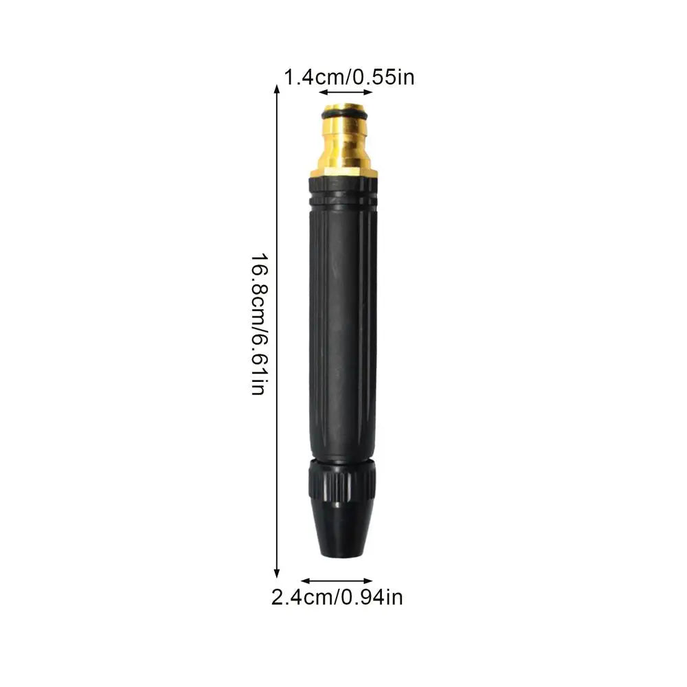 Jet Nozzle Power Washer for Garden Hose Garden Hose Nozzle High Pressure Cleaning Spray Evenly Hose Nozzle for Car Washing Peaceful Pleasures Health and Wellness 1pcs
