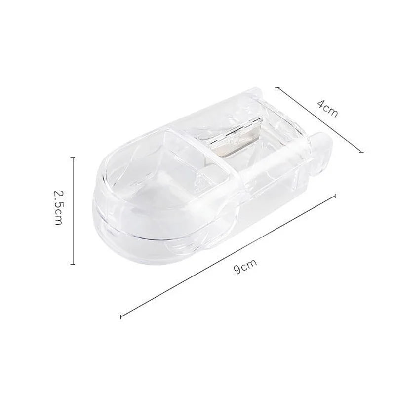 Pill Cutter Box Portable Drug Box Tablet Cutter Splitter Medicine Pill Holder Pill Cutter Box Peaceful Pleasures Health and Wellness