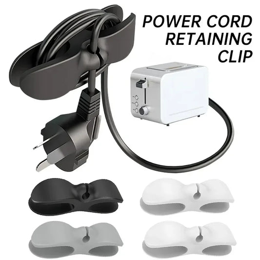 Silicone Cable Winder Cord Organizer Clips for Kitchen 3/6 Pcs Cable Organizer Clips Peaceful Pleasures Health and Wellness