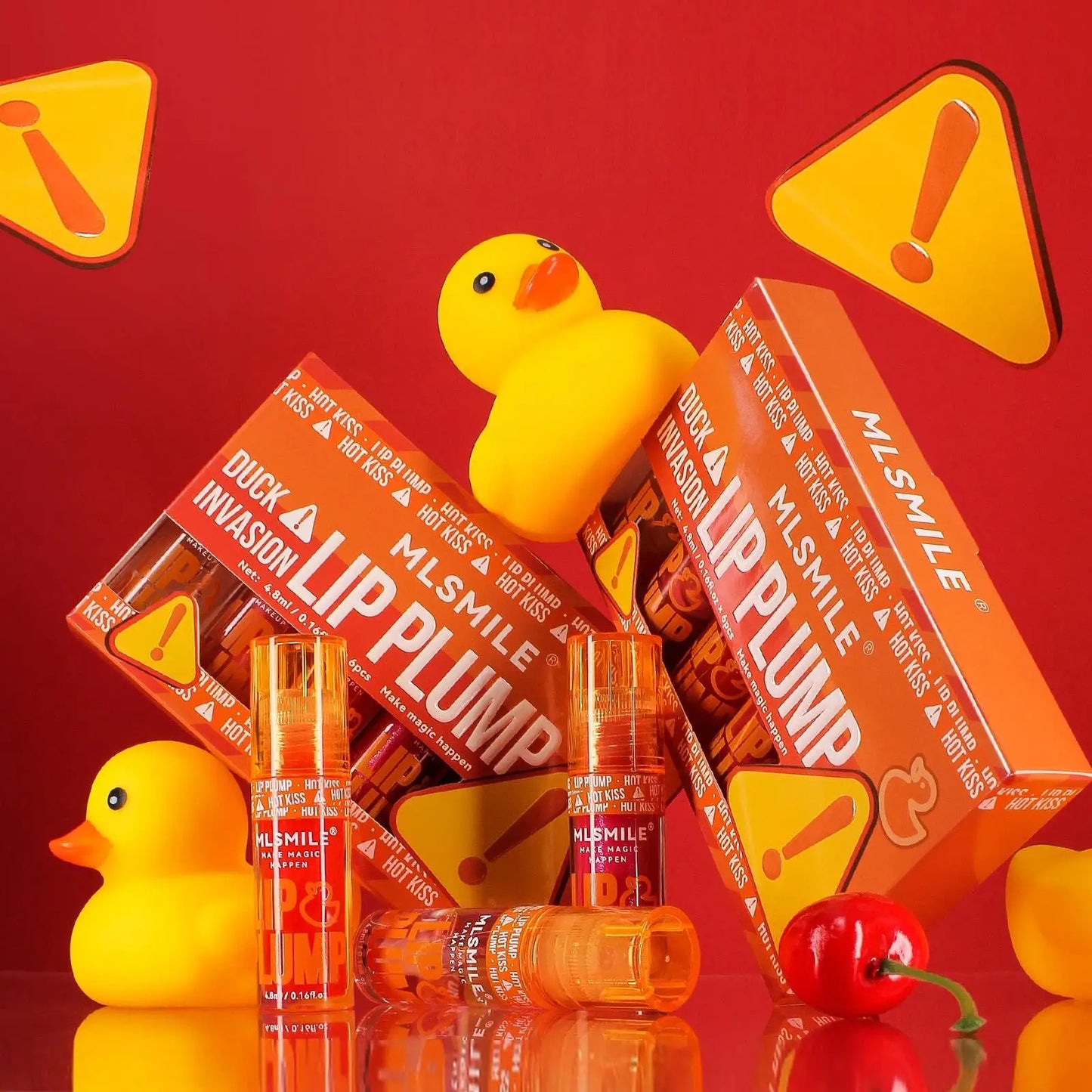 MLSMILE Lip Plumper Gloss Oil Set – Mirror Shine, 6 Piece