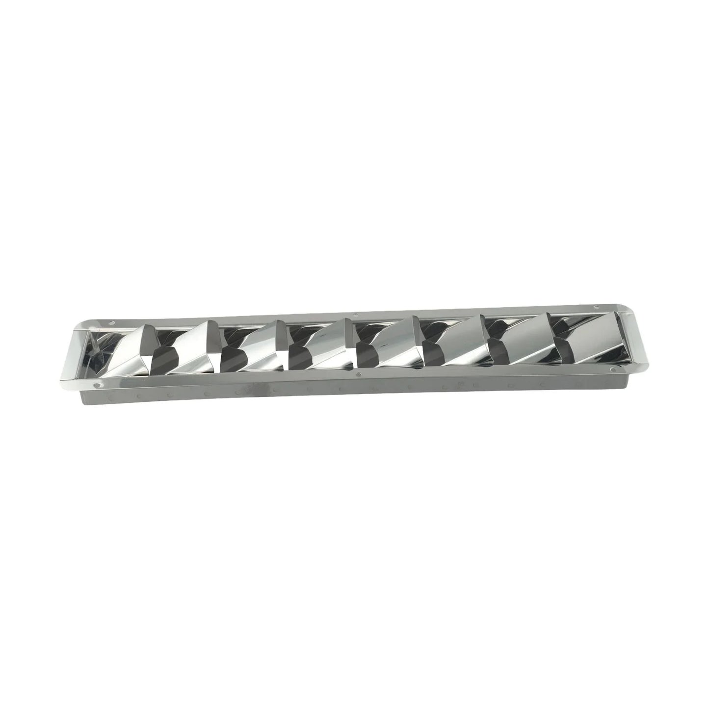 427mm Stainless Steel Boat Louvered Air Vent | 8-Slot Marine Grille