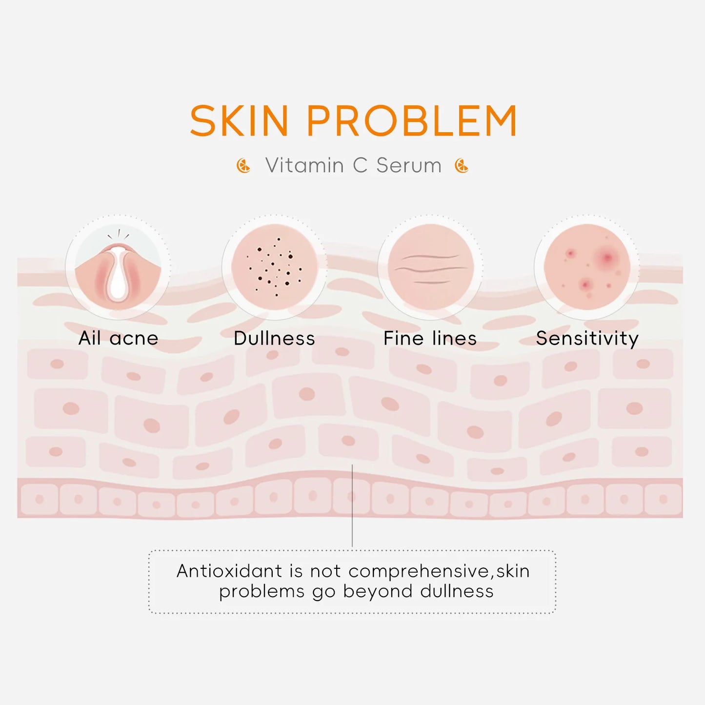 LAIKOU Vitamin C Facial Serum – Hydrating Anti-Aging Essence
