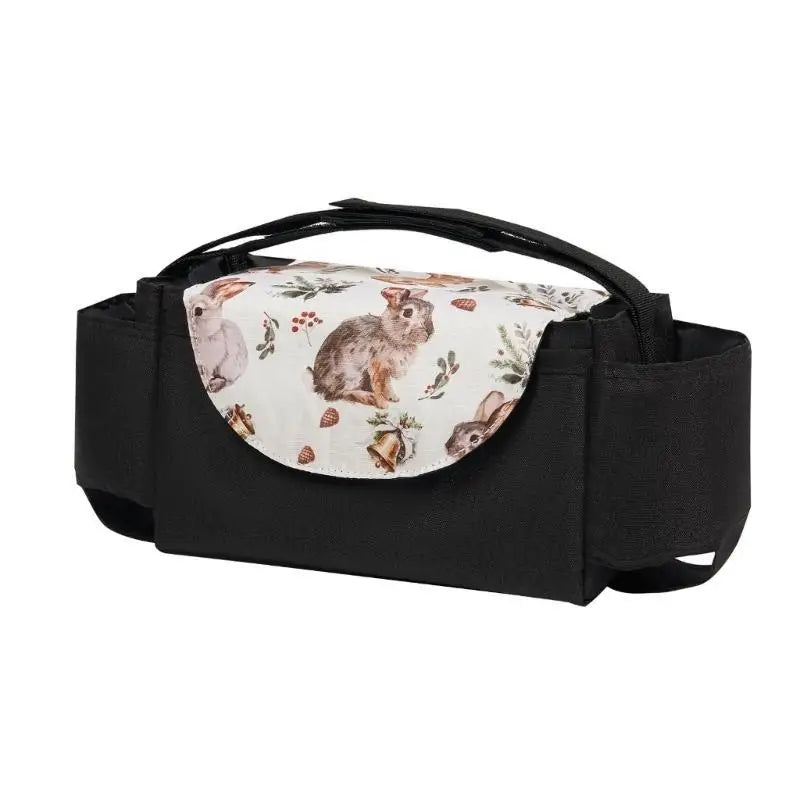 Holiday Baby Stroller Organizer Bag | Diaper & Bottle Storage