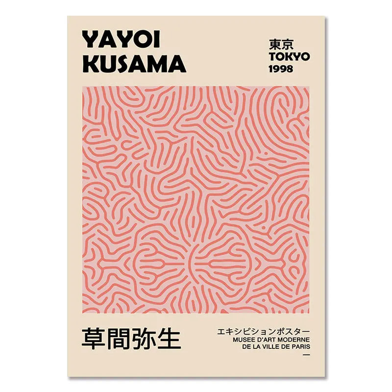 Art Matisse Mark Rothko Posters and Prints Flower Market Canvas Painting Mural Decoration Abstract Yayoi Kusama Orange Wall Peaceful Pleasures Health and Wellness T80633-10 20x30cm Unframed