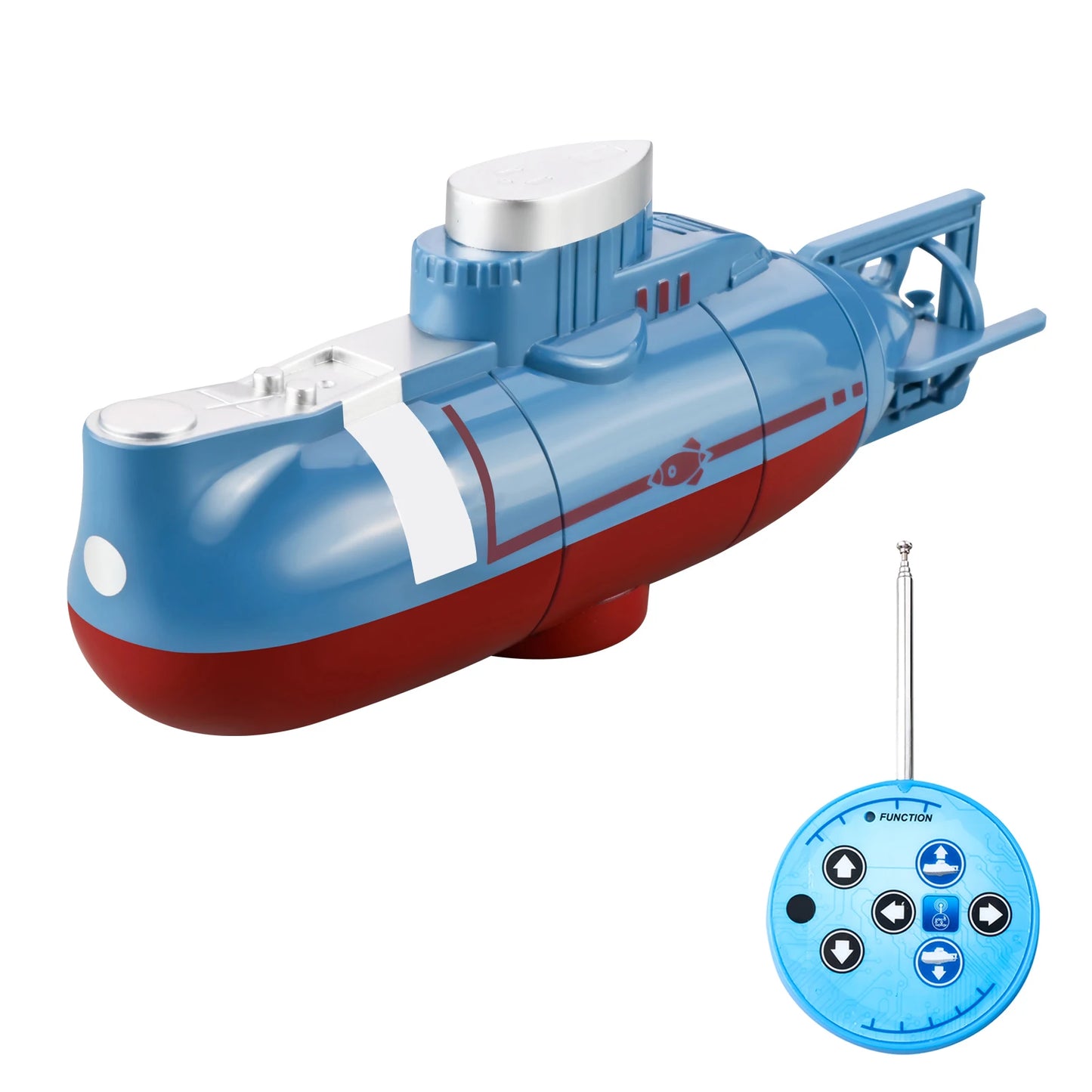 Mini RC Submarine 0 1m S Speed Remote Control Boat Waterproof Diving