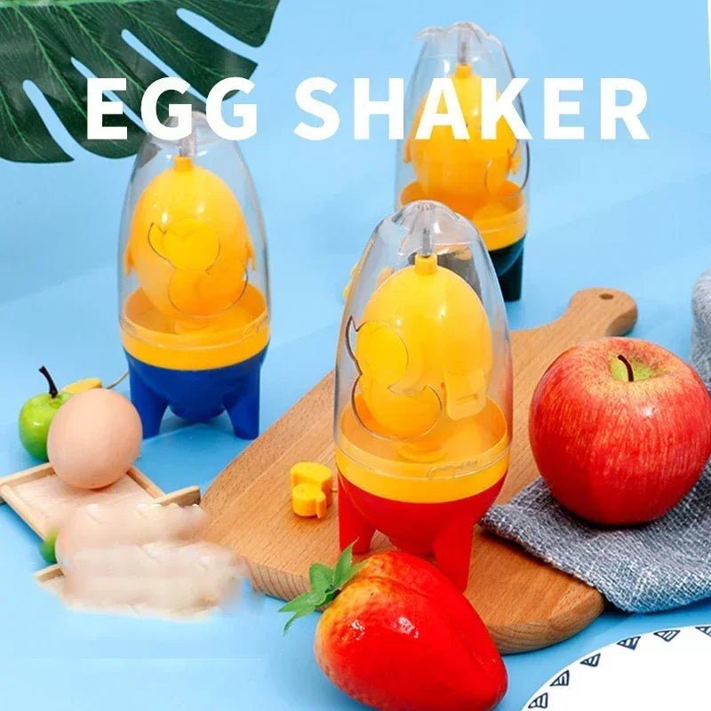 Manual Golden Egg Puller Scrambler Household White Yolk Mixer Kitchen Tool Mix Manual Scrambler Convenient Without Breaking Eggs Peaceful Pleasures Health and Wellness