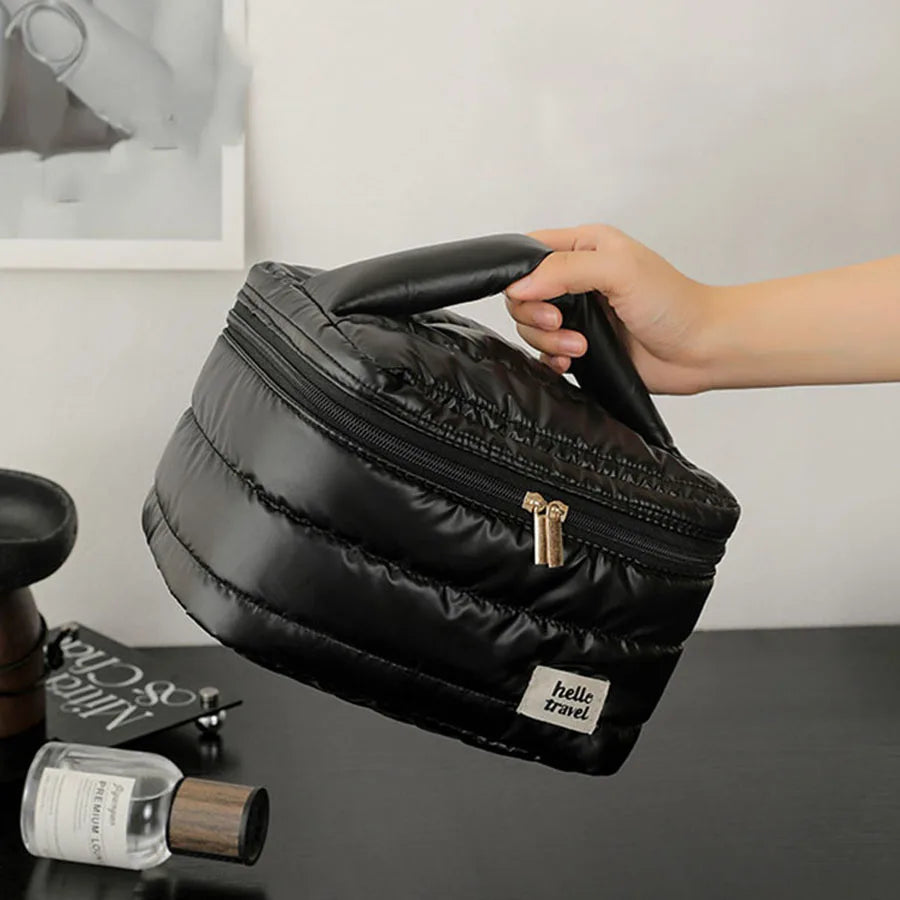 Large Waterproof Travel Makeup Bag – Women's Cosmetic Organizer