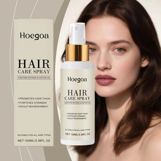 HOEGOA Hair Care Essential Oil Spray Nourishes Smoothes Brightens Refreshes Naturally Lustrous Hair Care Essential Oil Peaceful Pleasures Health and Wellness