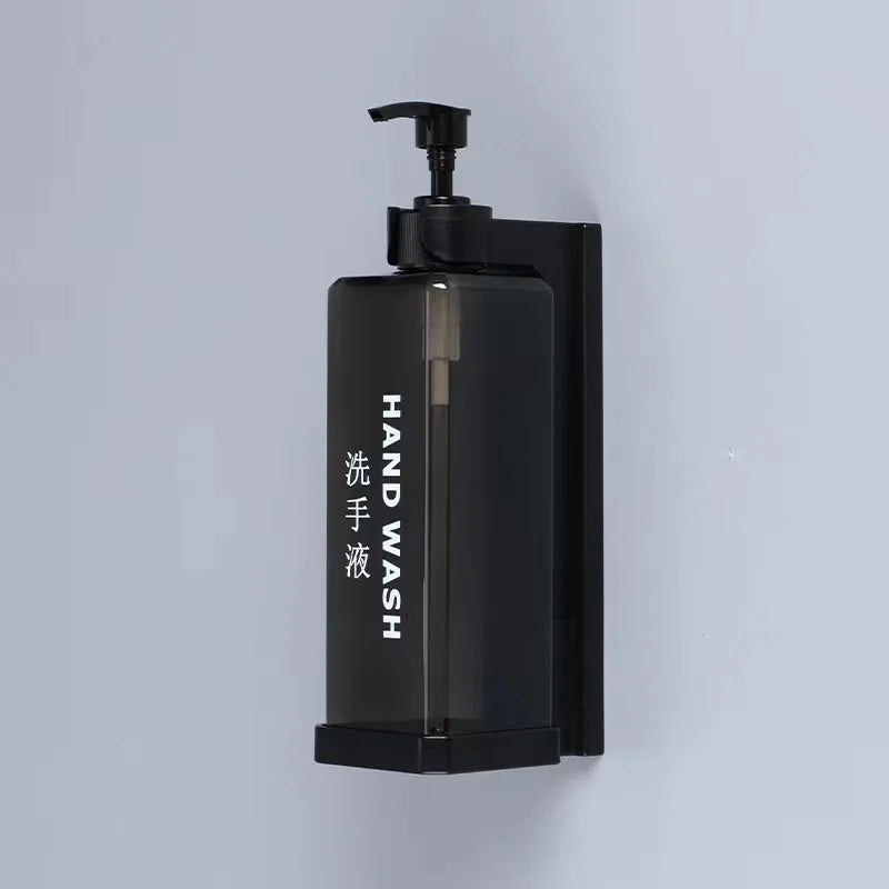 Wall Mounted Soap Dispenser | No-Drill 500ml Lockable Pump