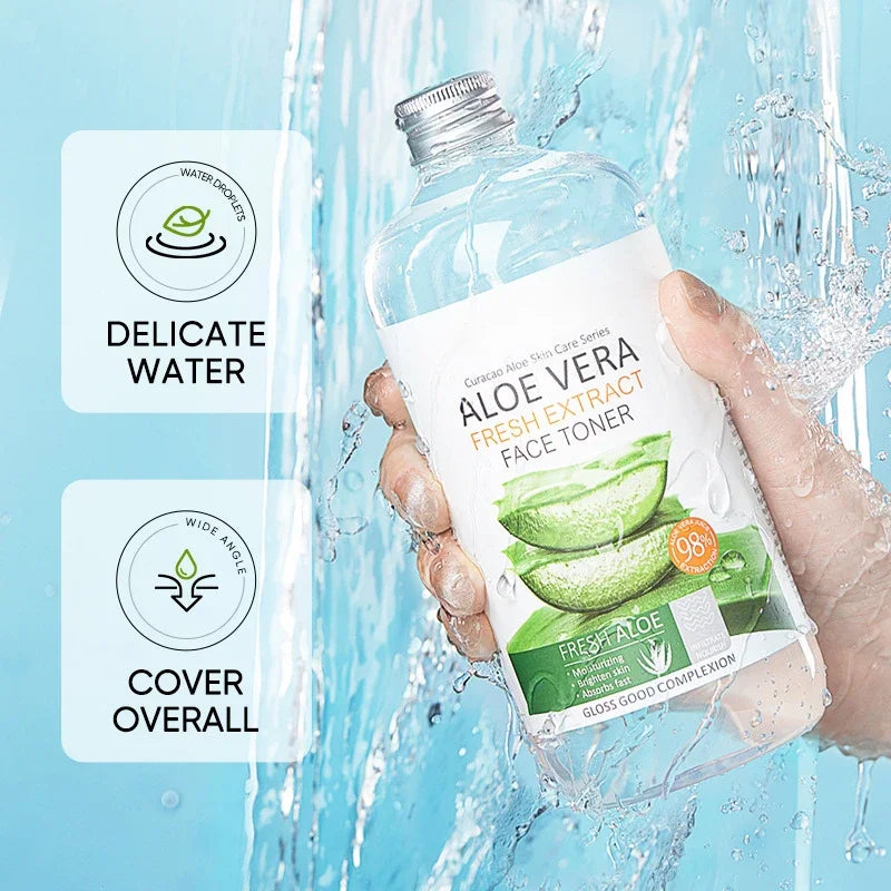 500ml Aloe Vera Facial Toner Hydrating Spray – Dry Skin