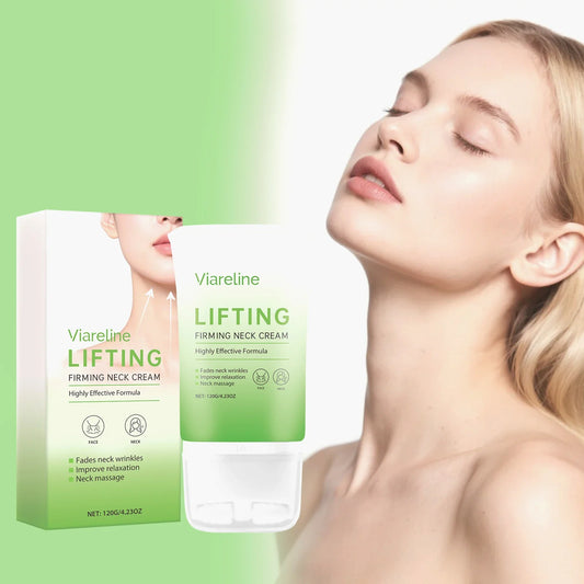 VIARELINE Roll-On Neck Firming Cream – Hydrate & Smooth Neck Firming Cream Oasis Select