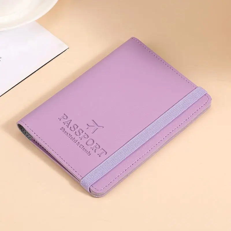 Waterproof PU Leather Passport Holder & Travel Wallet