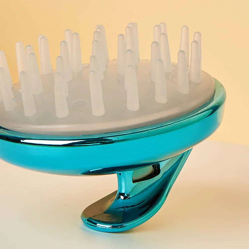 Blue Whale Scalp Massager Shampoo Brush | Silicone Bristles