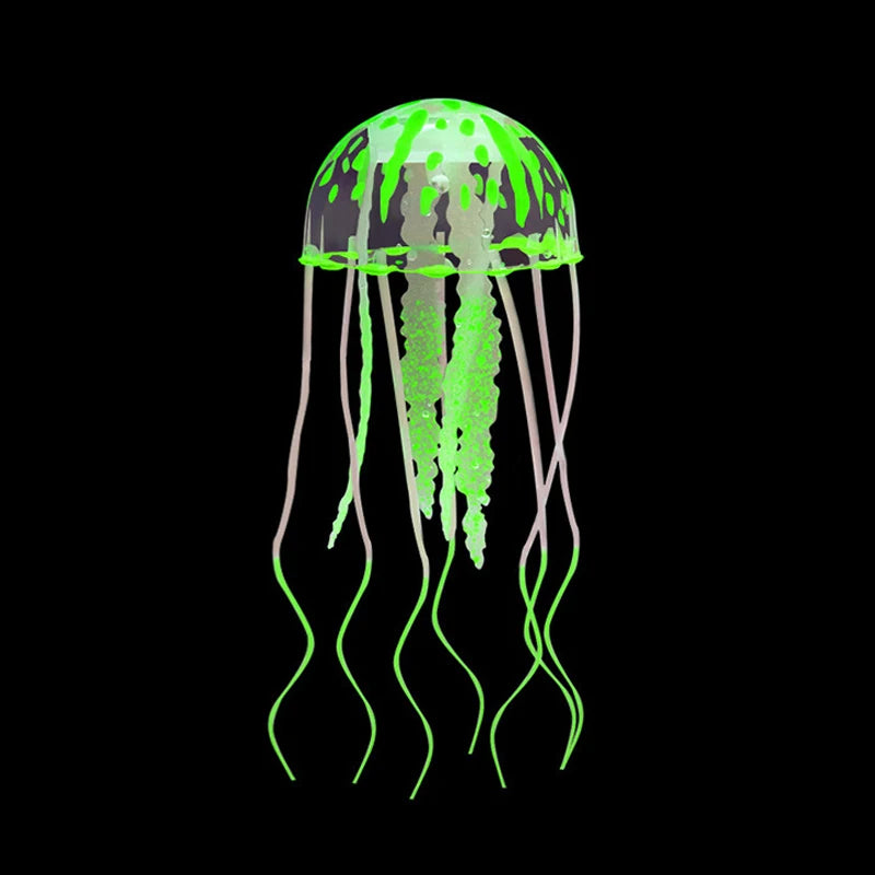 Luminous Jellyfish Aquarium Ornament | Glowing Fish Tank Decor