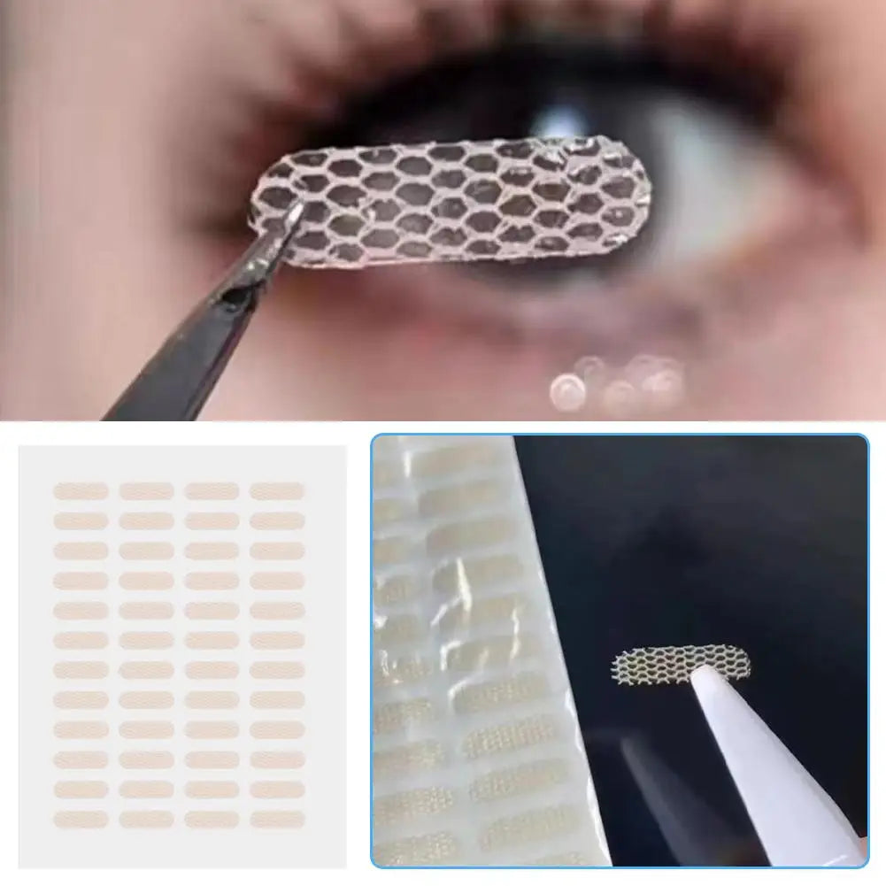 Invisible Double Eyelid Tape – Mesh Lace Lift Stickers