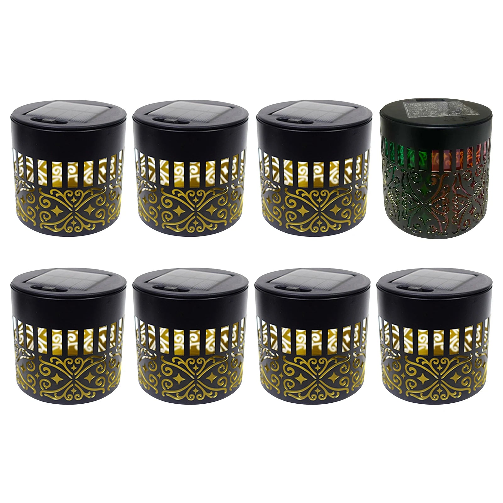 Outdoor Wall Lights Metal Solar Powered Deck Step Stair Lights for Garden Post Patio Decor Gifts for Women Mom Peaceful Pleasures Health and Wellness