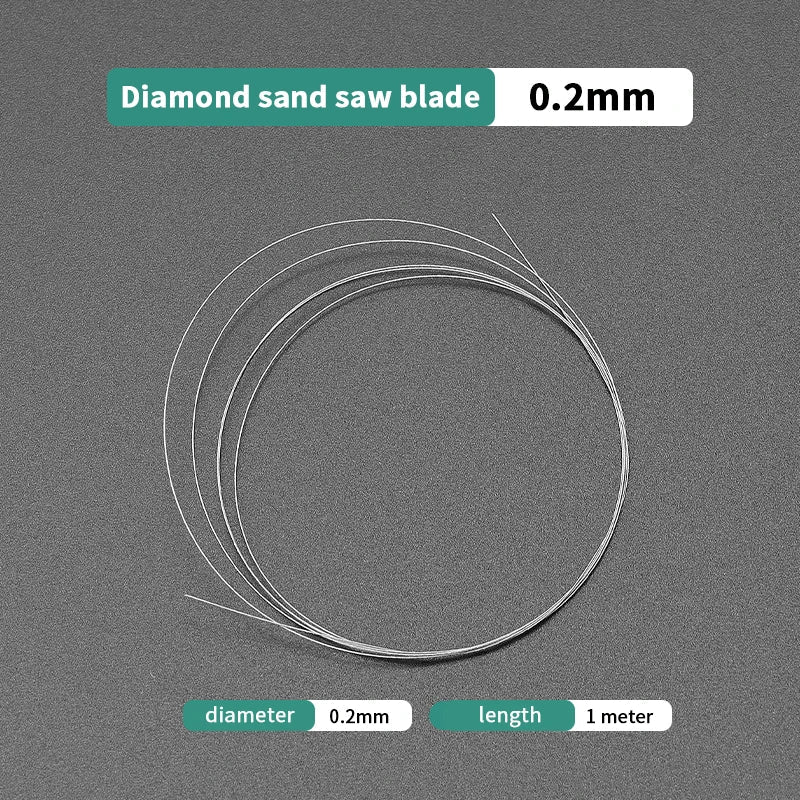 1M Diamond Wire Saw Blade – Jade, Metal & Ceramic Cutting