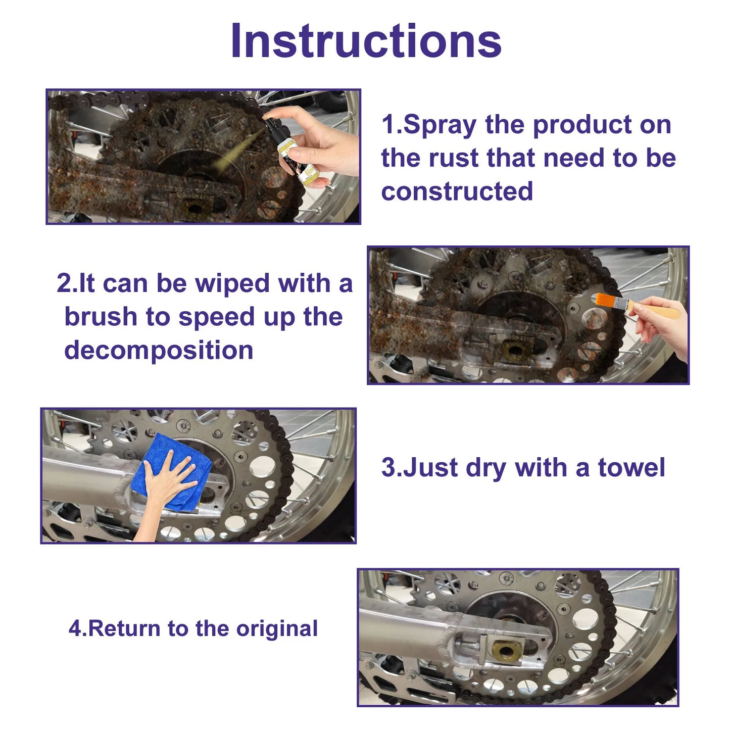 RayHong Car Rust Remover – Anti-Corrosion, Paint-Safe 30ml