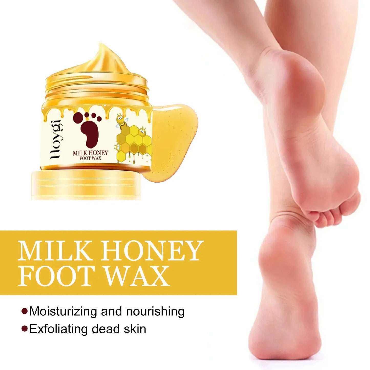 Anti Drying Foot Wax Exfoliating Remove Callus Peeling Soften Repair Roughness Nourishing Hydrating Moisturizing Foot Care Cream Peaceful Pleasures Health and Wellness