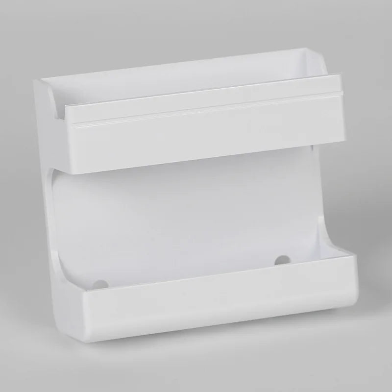 Adhesive Wall-Mount Remote & Phone Holder — No Drilling