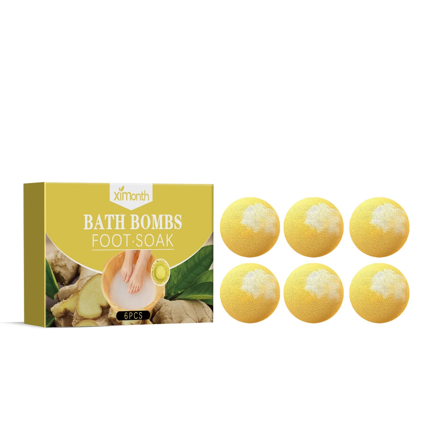 Lavender Foot Bath Bombs | Sea Salt & Essential Oils – 6/12 Pack