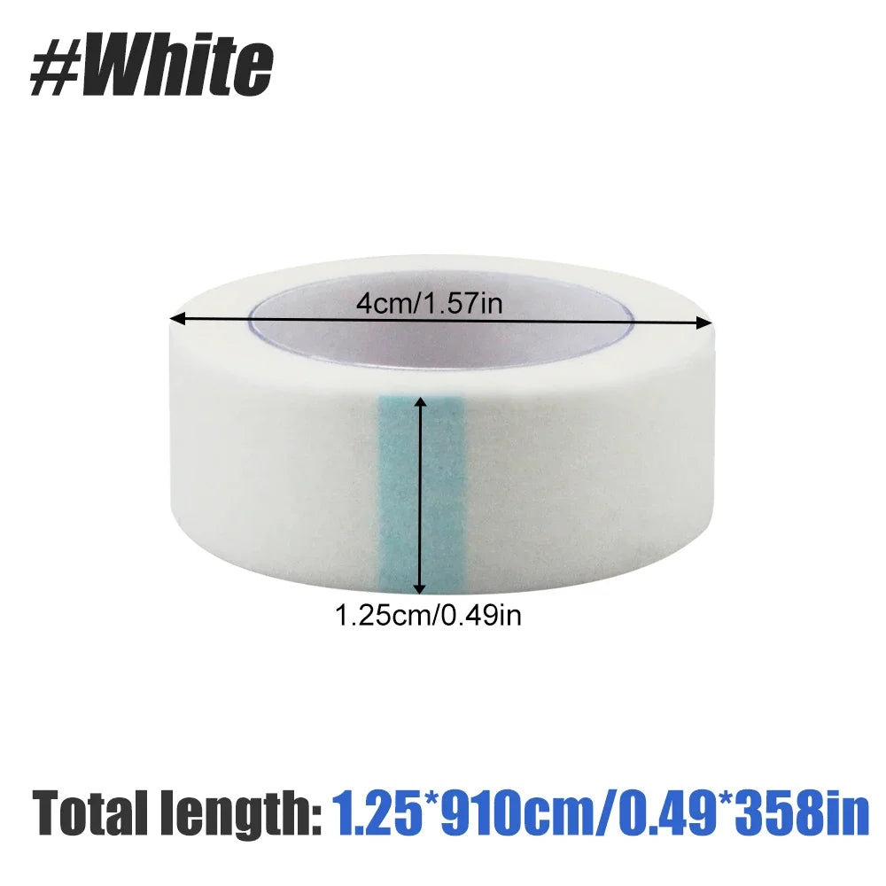 10-Roll Non-Woven Nose Tape | Rhinoplasty & Wound Care Medical Adhesive Tape Peaceful Pleasures Health and Wellness White-1.25cm-10PCS