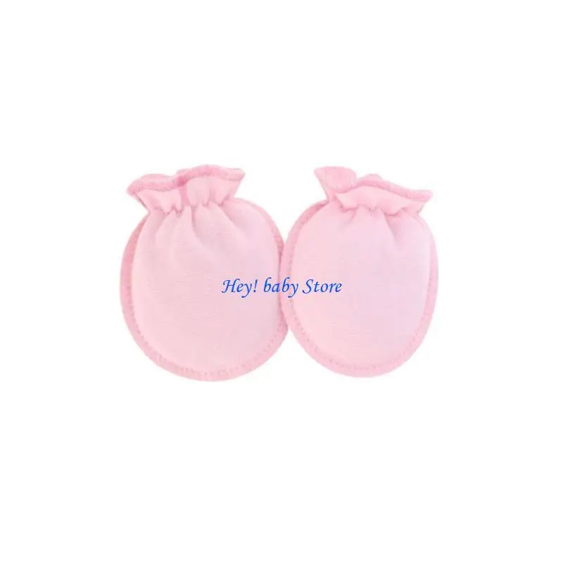 Soft Cotton Baby Anti-Scratch Mittens | Newborn 0–12 Months