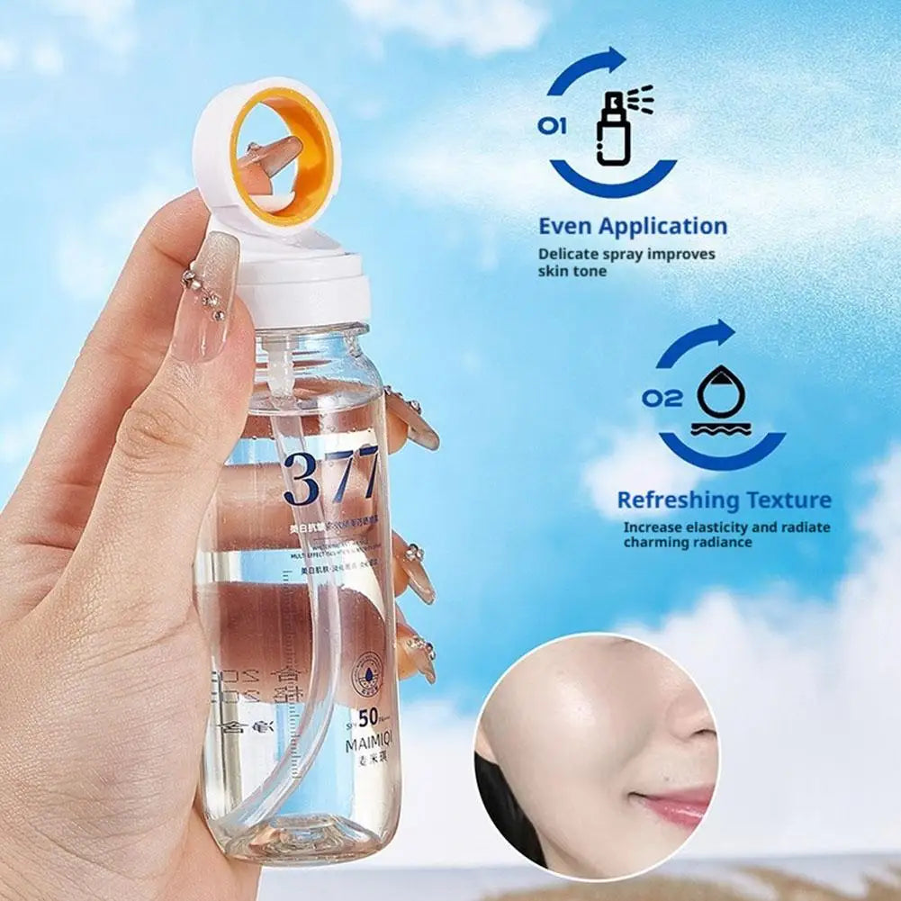 377 Deep Repair Sunscreen Spray SPF50+ for Skin Protection Peaceful Pleasures Health and Wellness
