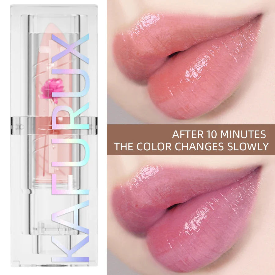 KAFURUX Color-Changing Glitter Lipstick | Moisturizing Lip Tint