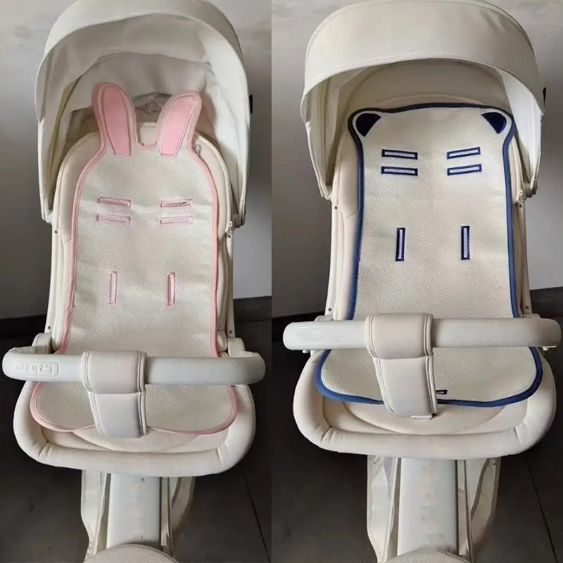 Baby Stroller Cooling Pad Ice Silk Breathable Pram Cushion Mat