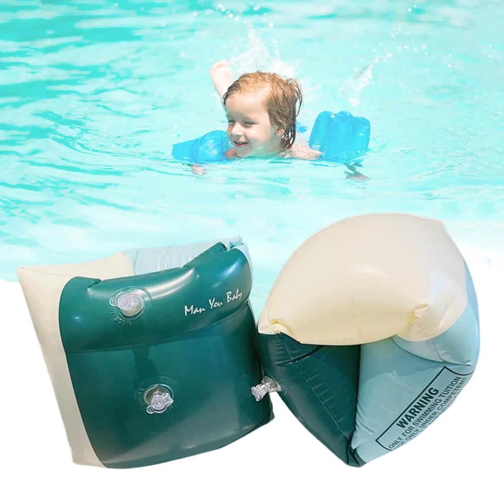 Inflatable Swim Arm Rings for Adults & Kids – 1 Pair Peaceful Pleasures Health and Wellness