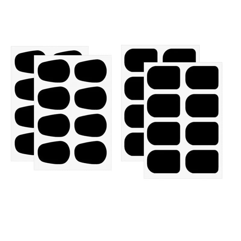 Sax Tooth Pad Black Tube Silicone Food Grade Flute Patch Transparent