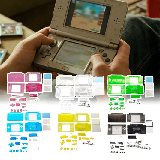 Nintendo DS Lite Full Replacement Shell – Transparent DIY Kit Console Replacement Shell Oasis Select