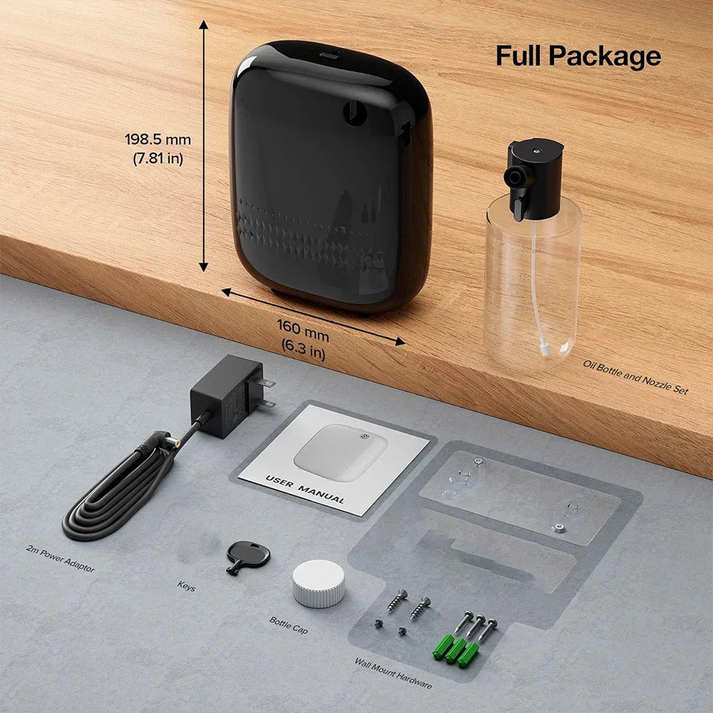 NAMSTE Bluetooth Waterless Oil Diffuser – 2,000 Sq Ft Peaceful Pleasures Health and Wellness