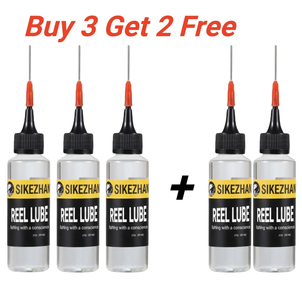 Marine Grade Lubricant Oil with Precision Oiler for Fishing Reel Boat Motor Downrigger Saltwater Anti-Rust Maintenance Lube Peaceful Pleasures Health and Wellness 5PCS