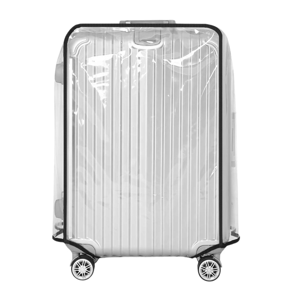 Clear PVC Suitcase Cover Protector 18–30 Inch Peaceful Pleasures Health and Wellness