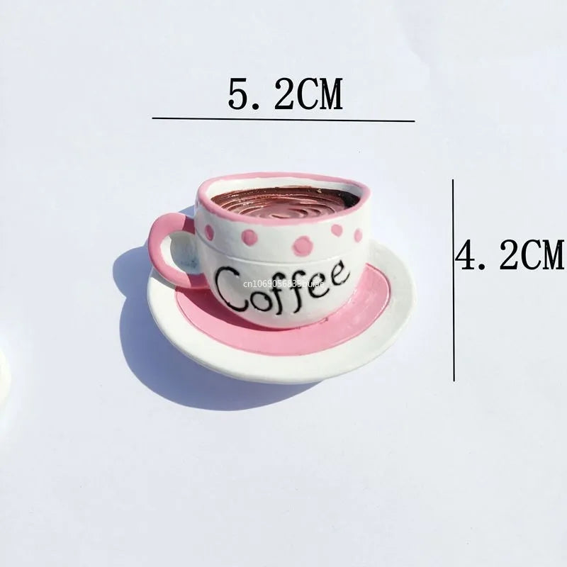 Cute Resin Fridge Magnet – Ice Cream & Cake Kawaii Decor