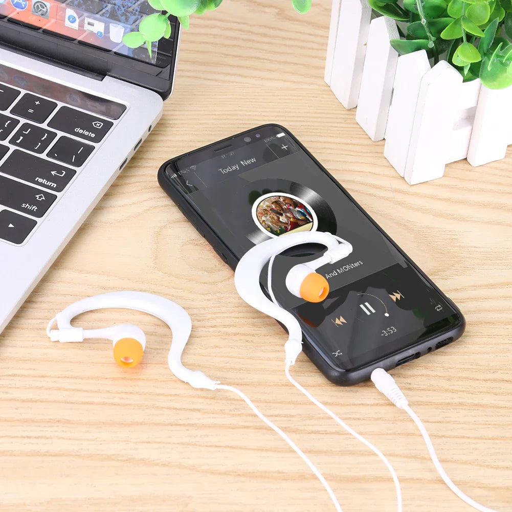 IPX8 Waterproof Swimming Earphones – 3.5mm Wired In-Ear Headset