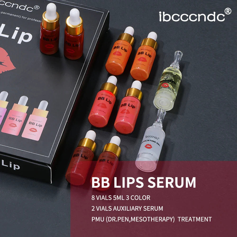 ibcccndc BB Lips Serum Kit – Semi-Permanent Tinted Lip Color