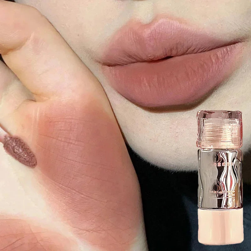 Matte Mousse Lip Gloss – 8 Colors, Waterproof & Long-Lasting