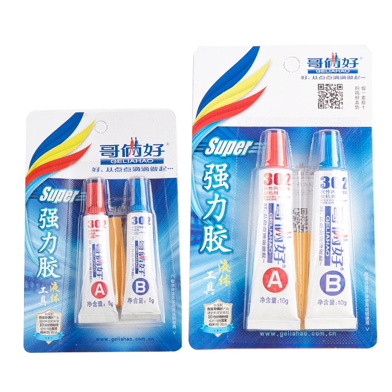 HELTC 302 Fast-Drying Epoxy AB Glue | Strong Metal Bond Epoxy Adhesive Peaceful Pleasures Health and Wellness