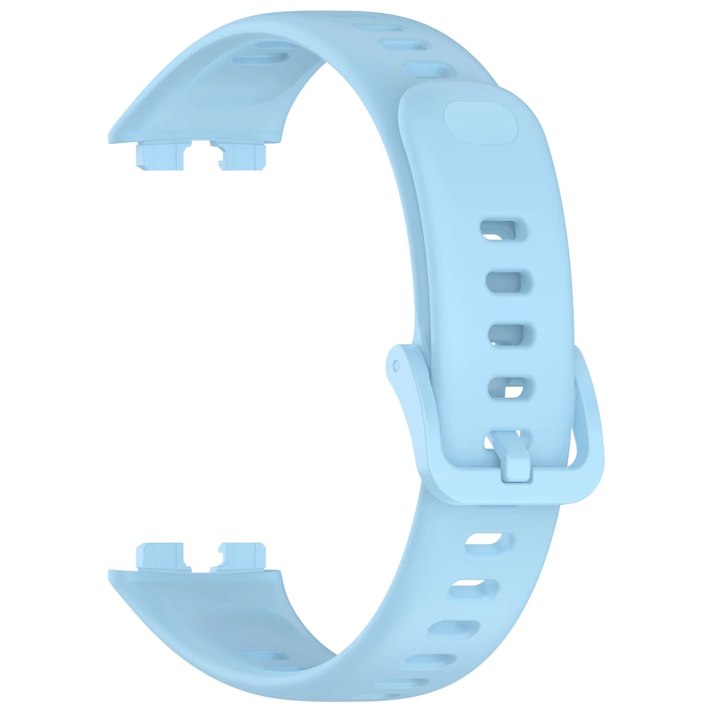 Silicone Replacement Strap for Huawei Band 8, 9 & 10 Peaceful Pleasures Health and Wellness Blue